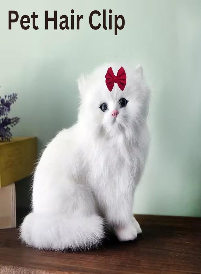 Western Era Dog Bow Hair Clip | Stylish Pet Accessory | Soft, Comfortable | Small, Medium & Large Dogs | Grooming, Photoshoots, Parties Fashionable & Durable Design for Pets (Red) - Image 5